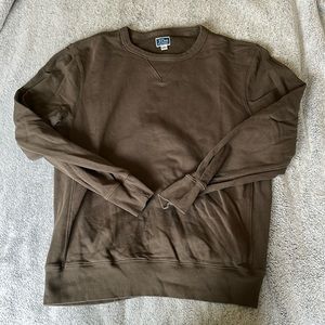 J Crew Long sleeve cotton crewneck sweatshirt